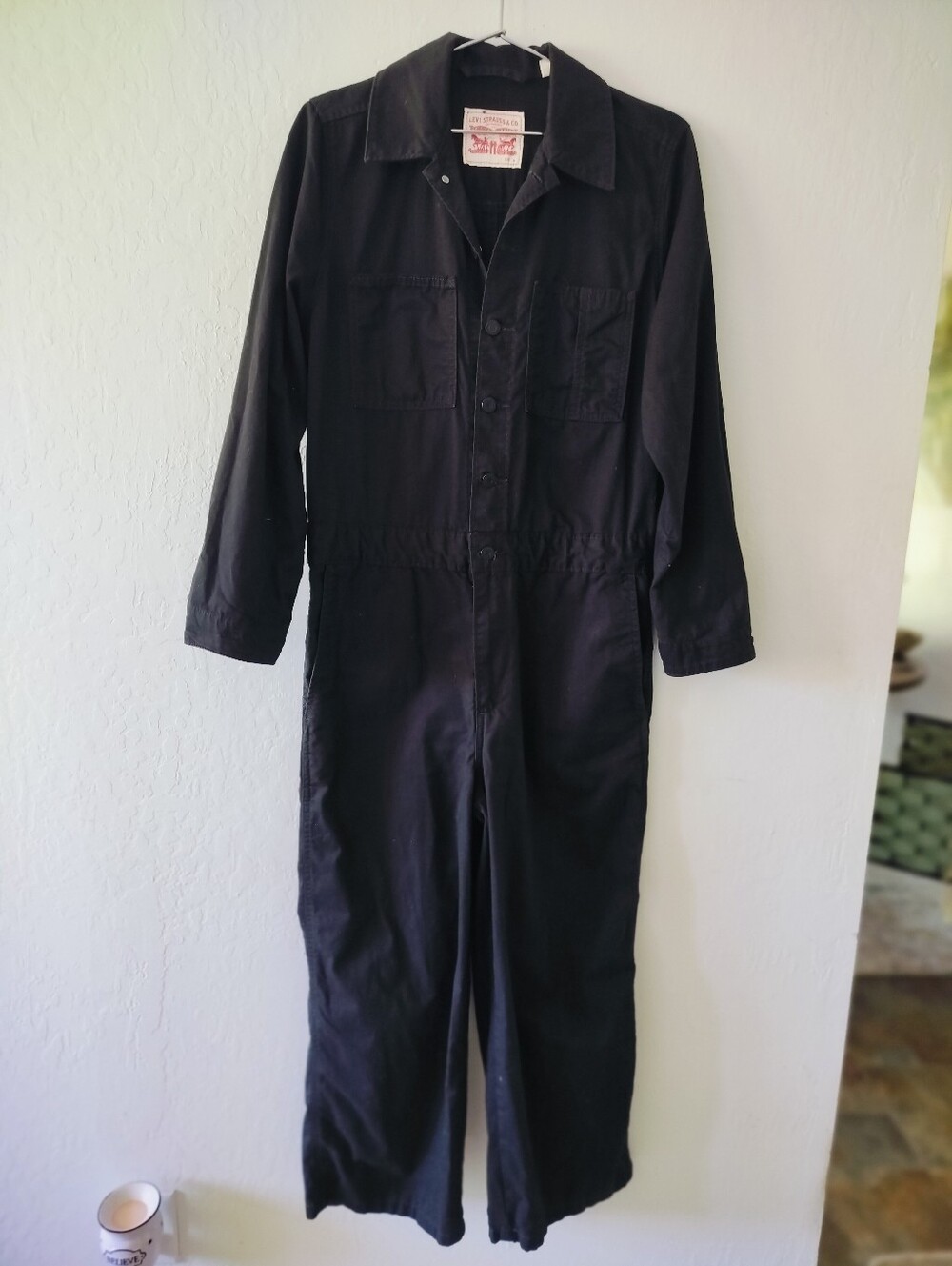 Levi’s Iconic Jumpsuit | Black Meteorite | 100% Cotton | Size M
